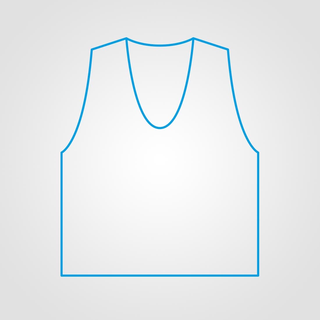 Netzartiges Leibchen mit Brustbalken Sketch